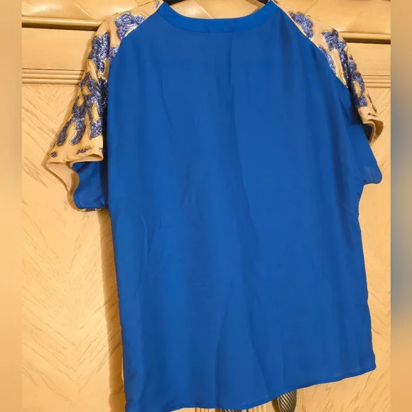 Tracy Reese for Neiman Marcus Target Brand Top. Size Small. Color: Tank and Blue - Picture 10 of 14